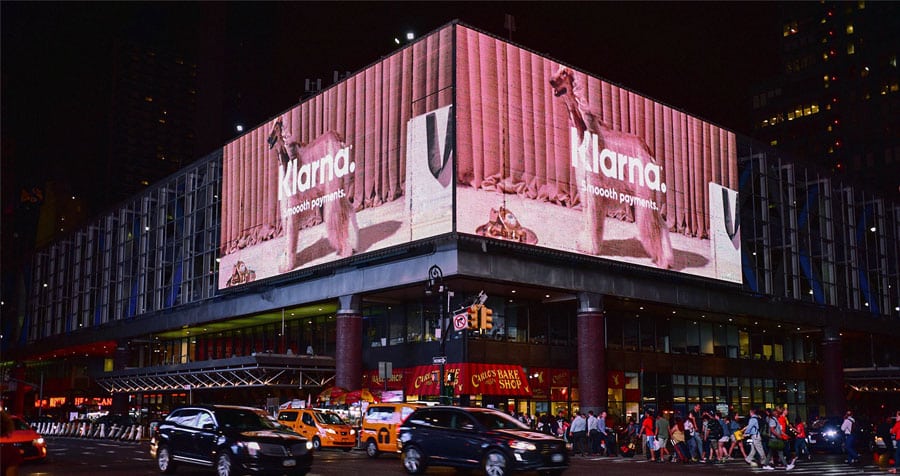 Klarna Digital Billboard