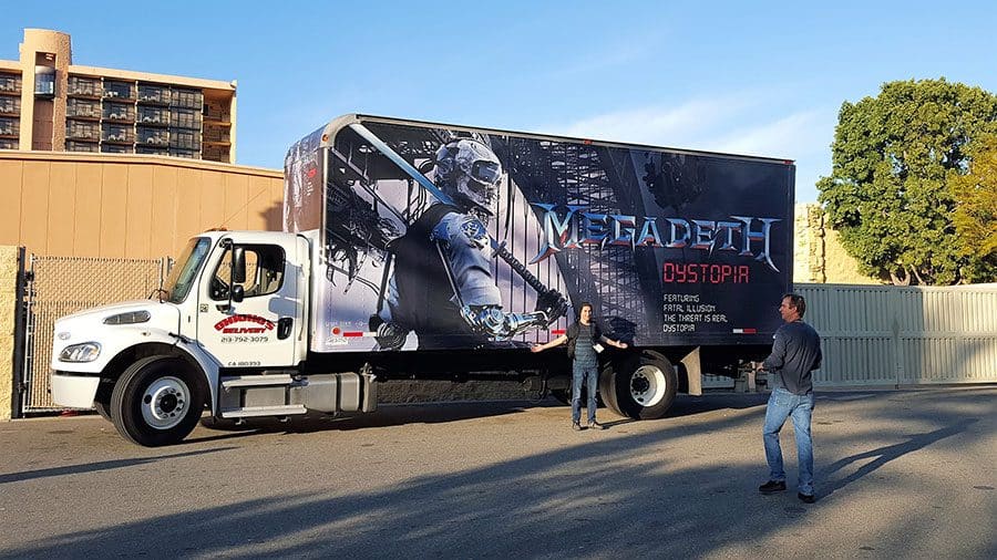 Megadeth Mobile Billboard