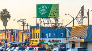 Lime Respect the Ride 30-sheet poster billboard in Los Angeles