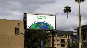 Vampire Weekend Father of the Bride 8-sheet junior poster billboard in Los Angeles