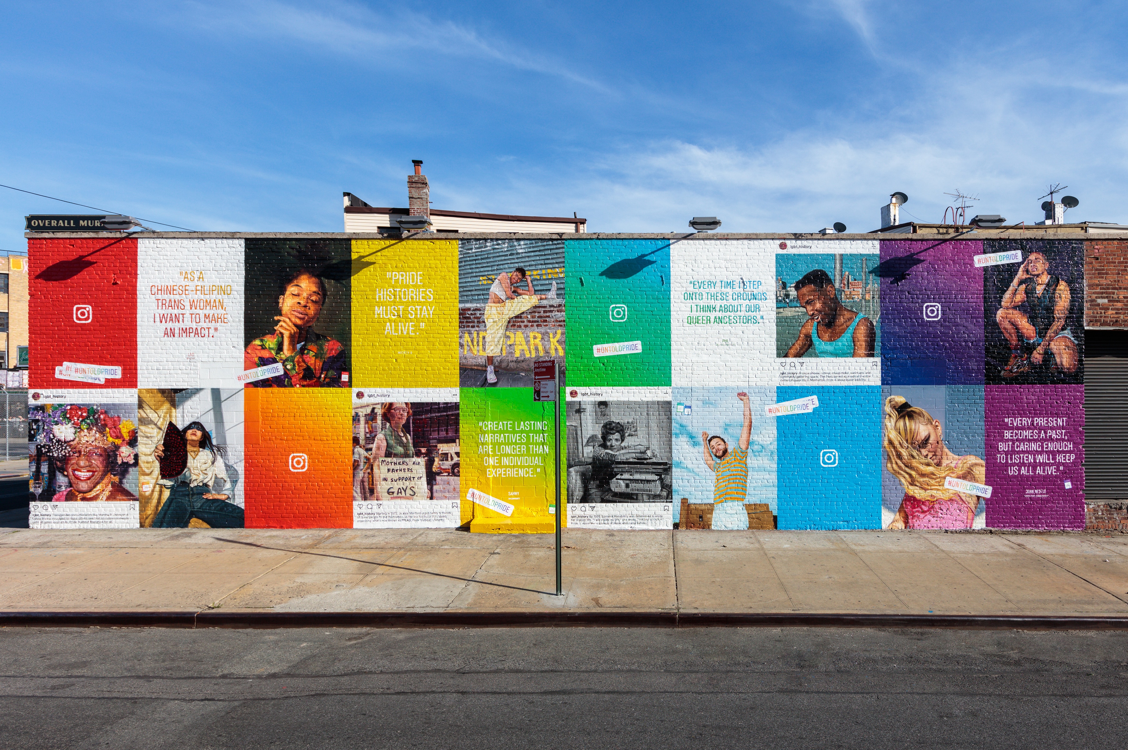 Instagram Pride NYC Wall Mural