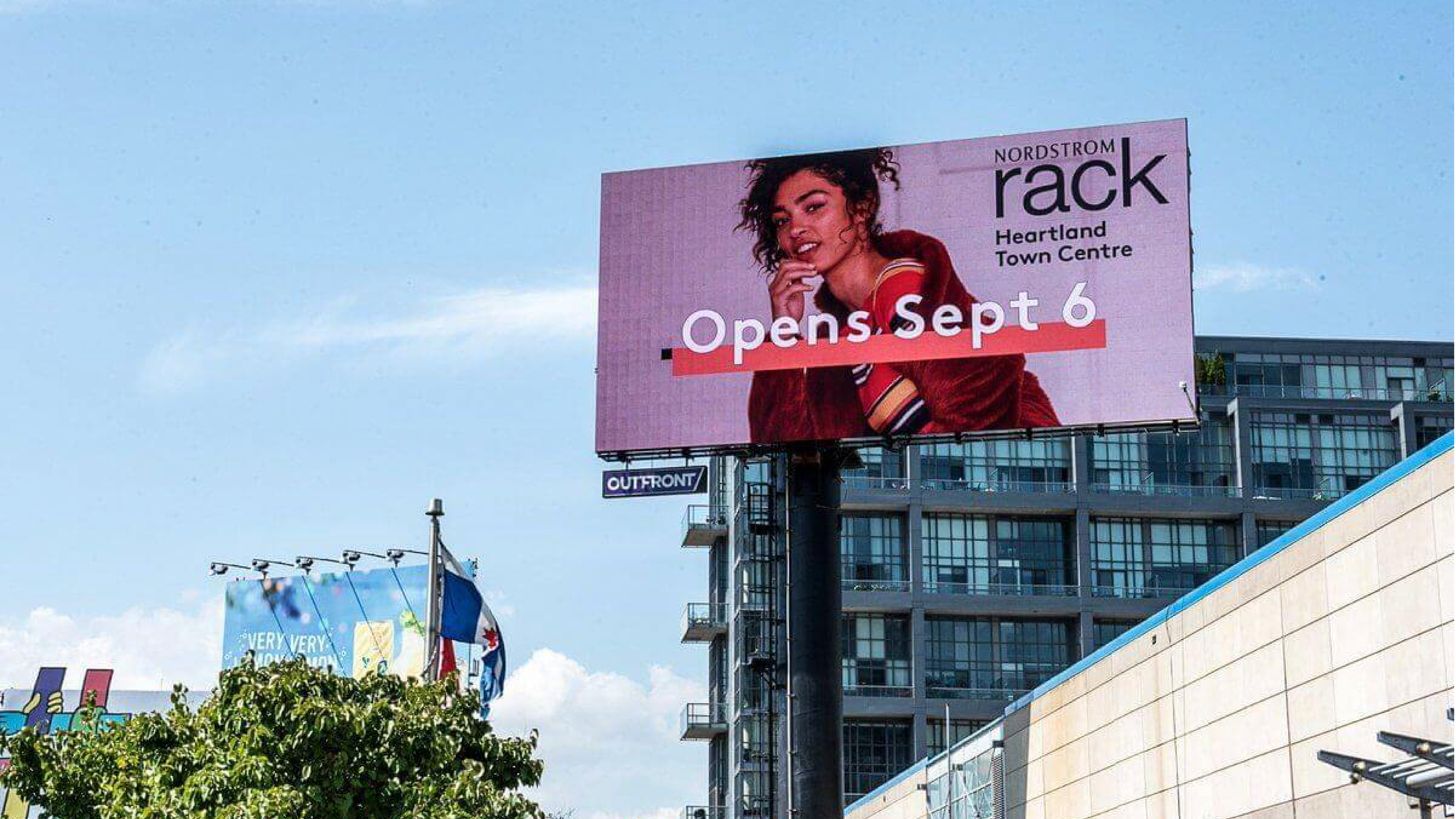 Outdoor billboard advertising