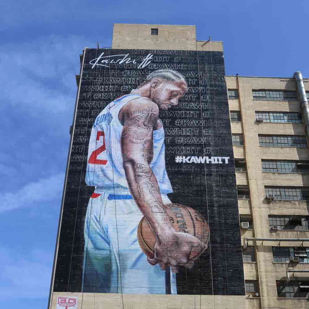 LA Clippers Full Size Wall Mural