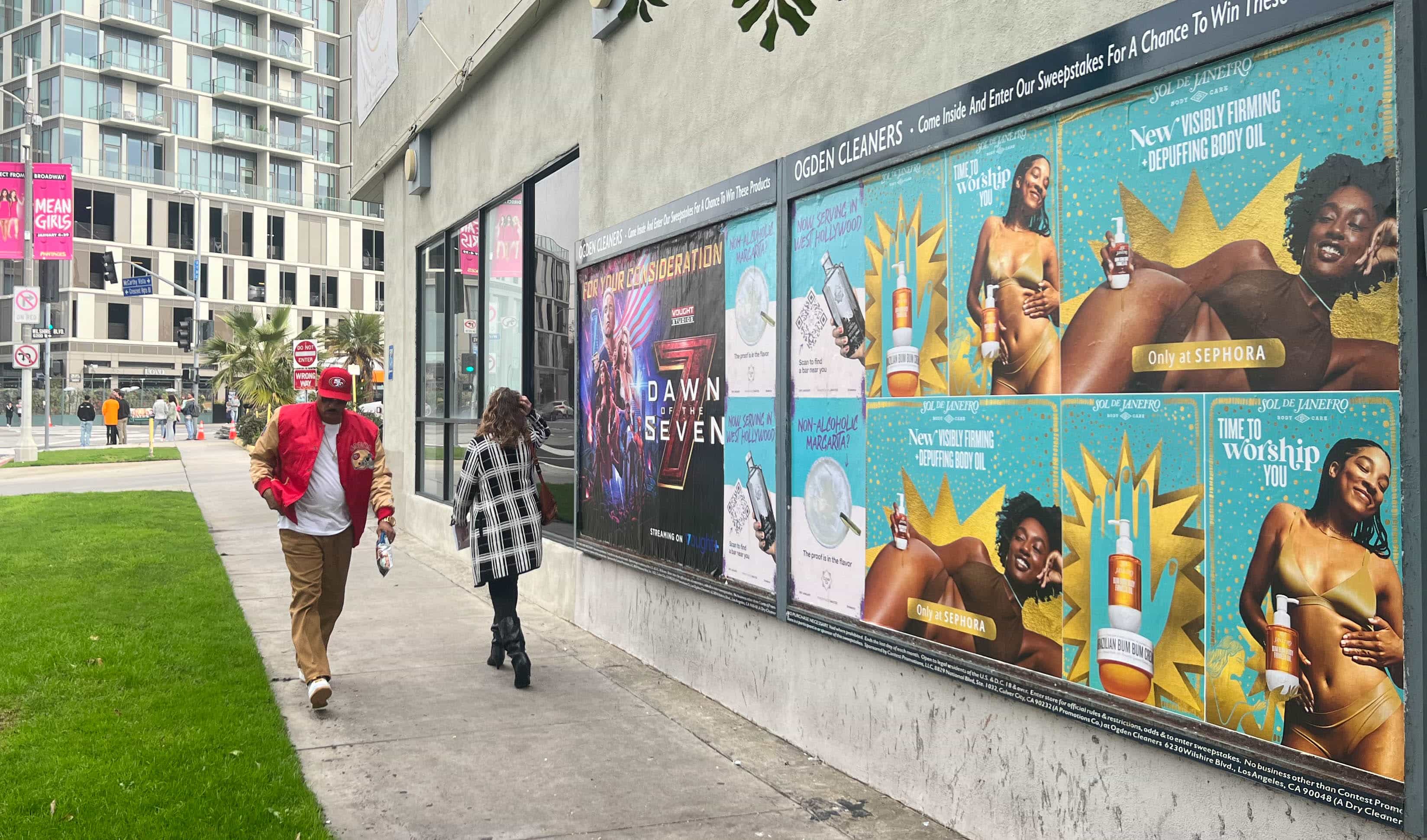 Sol de Janeiro Posters on LA City Street