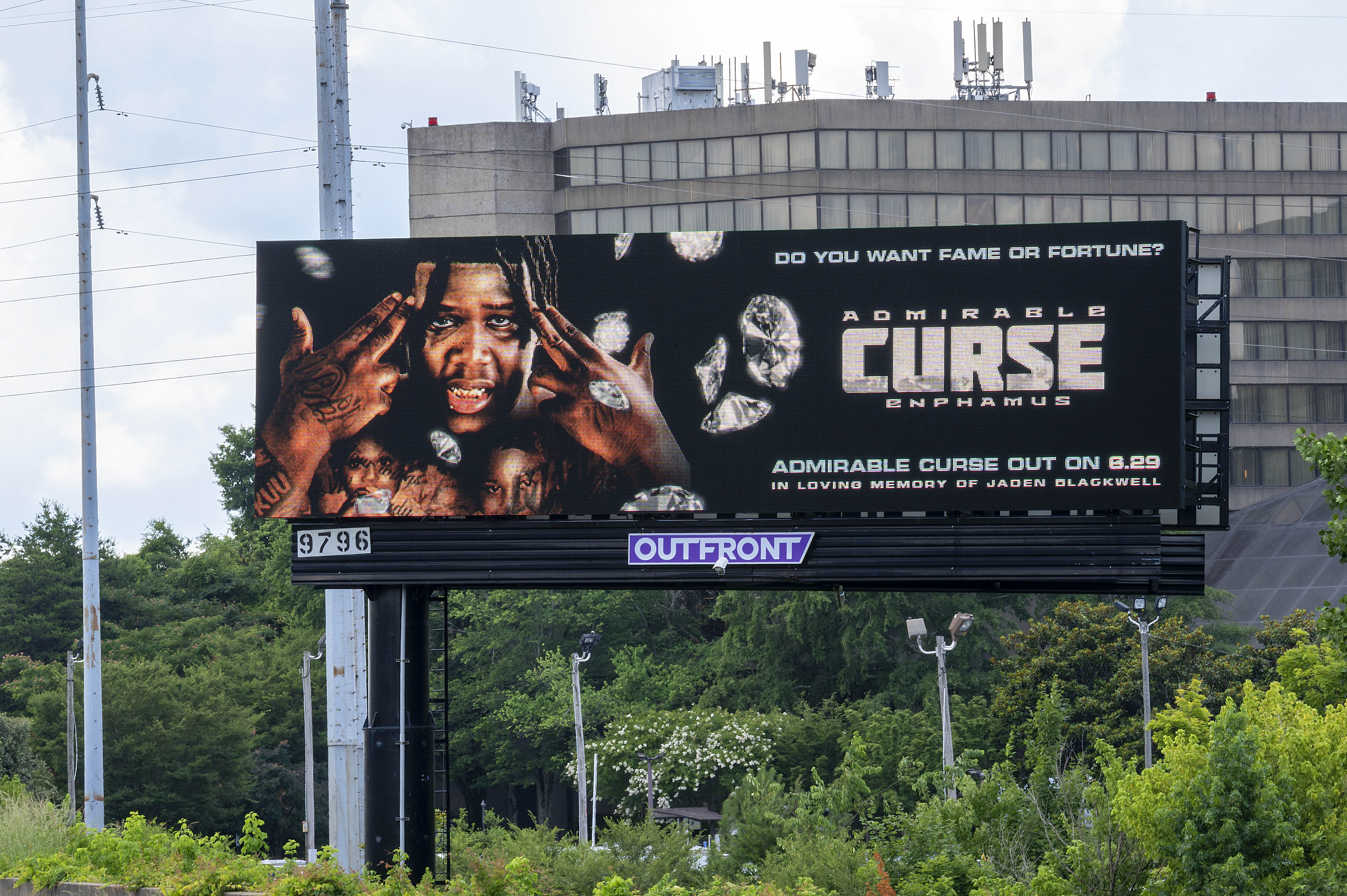 Digital Billboard Advertisement – Atlanta Alamo Records Enphamus digital billboard advertisement in Atlanta