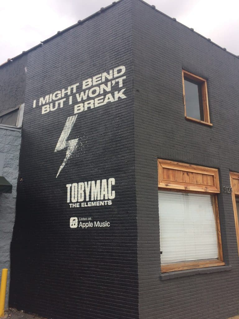 TobyMac mural advertising campaign