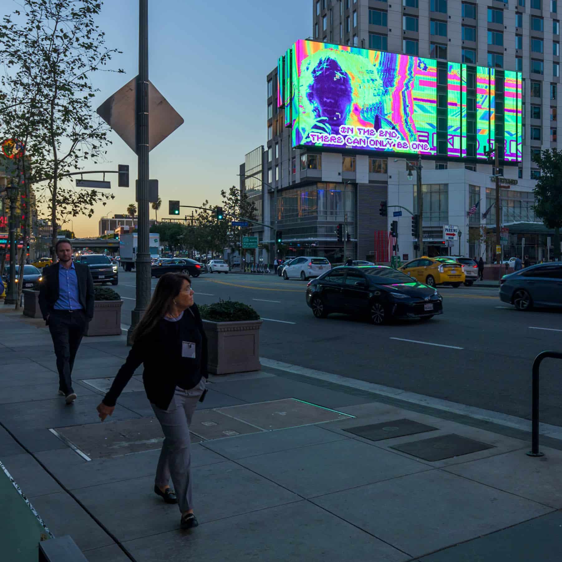 Fortnite Downtown Los Angeles Digital Billboard