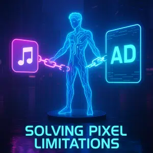 AI hologram solving pixel limitations between music streaming and ad platforms