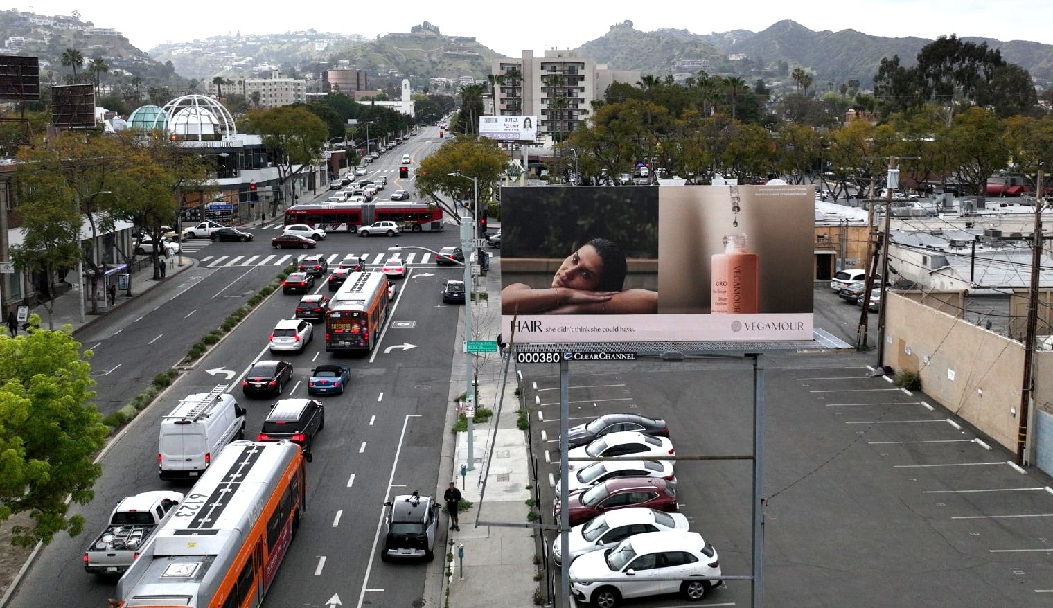 Poster billboard advertisement in Los Angeles