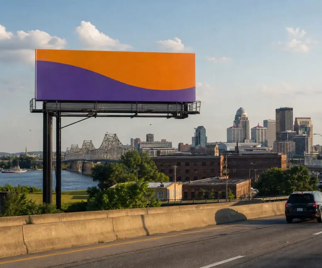 Billboard advertising along I-64 in Louisville, KY