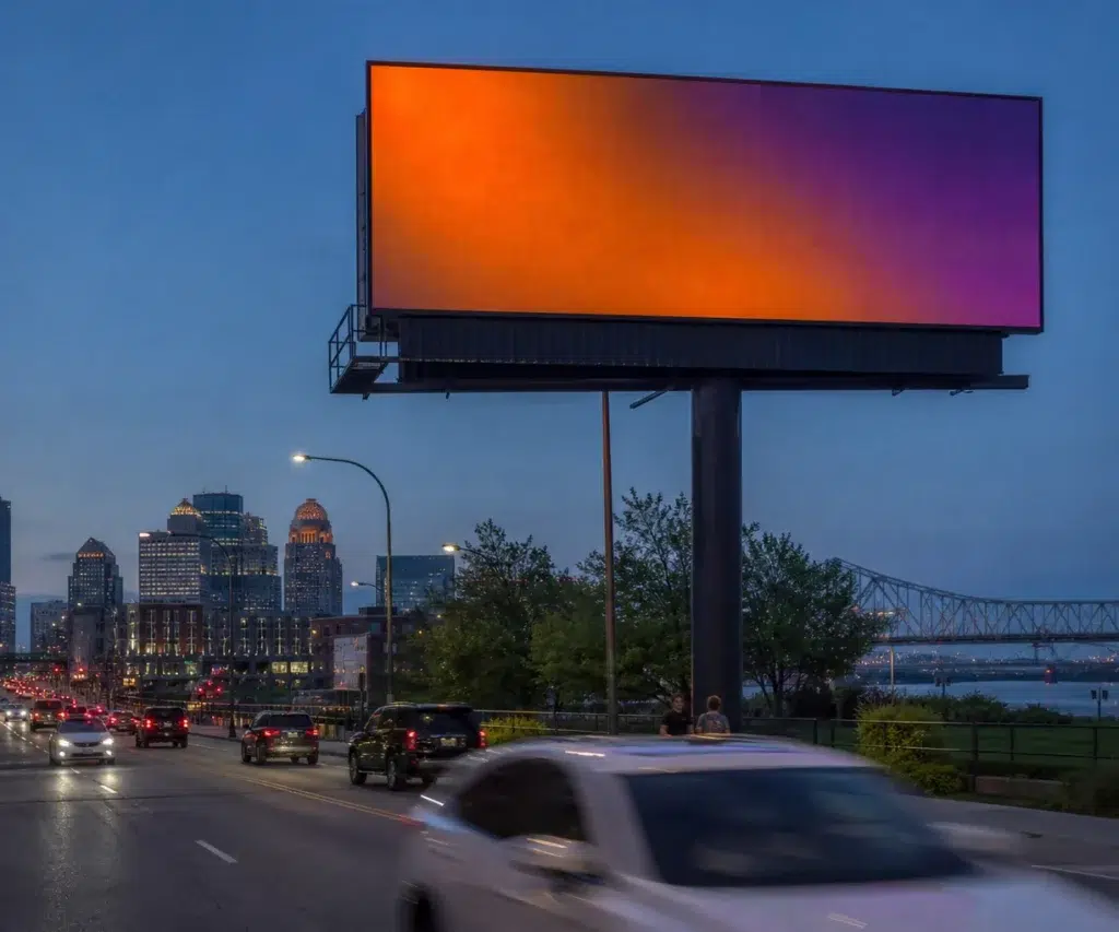 Digital billboard in NuLu, Louisville, KY