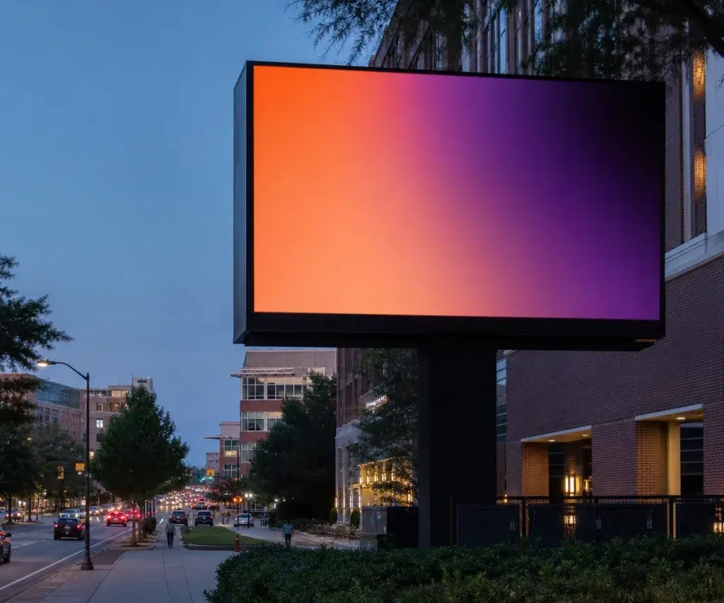 Digital billboard in North Hills, Raleigh, NC