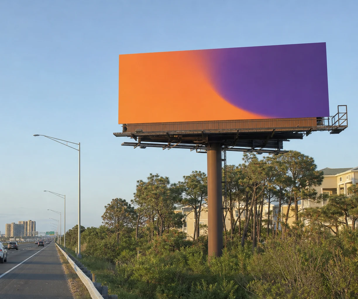 Billboard advertising along I-264 in Virginia Beach, VA