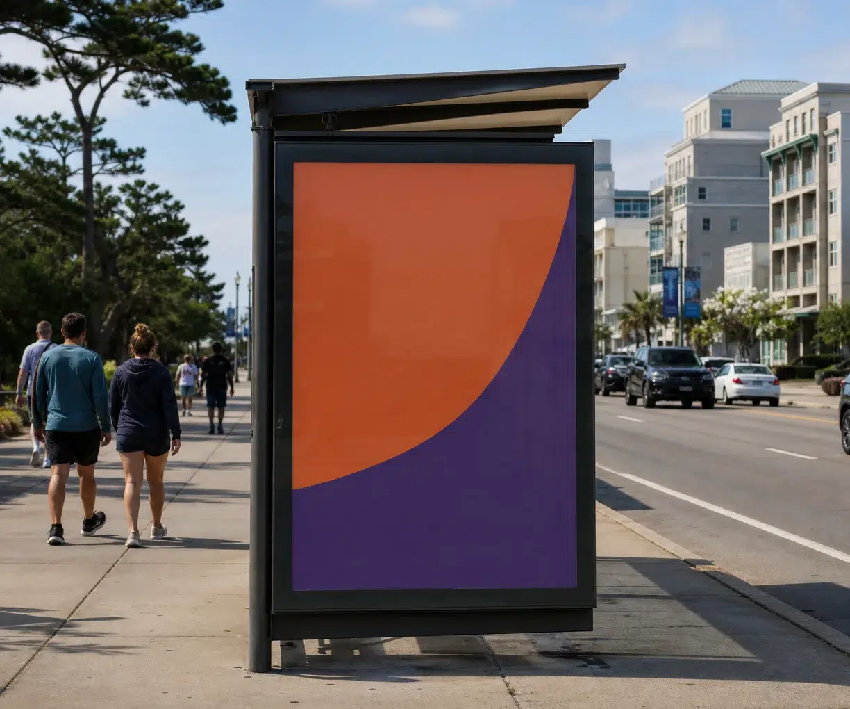Poster advertising in Oceanfront, Virginia Beach, VA