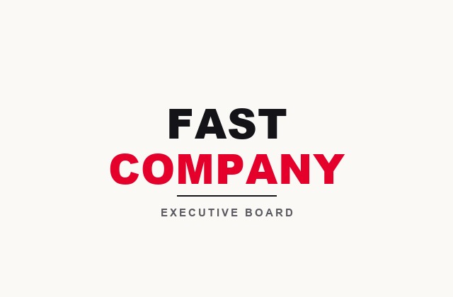 Fast Company Executive Board logo with 'FAST' in black and 'COMPANY' in red text below a thin line.