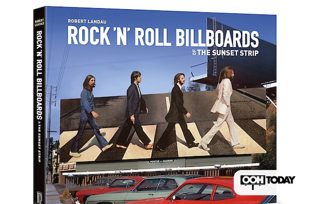 Book cover: Rock 'N' Roll Billboards of the Sunset Strip with a Beatles-on-billboard photo.