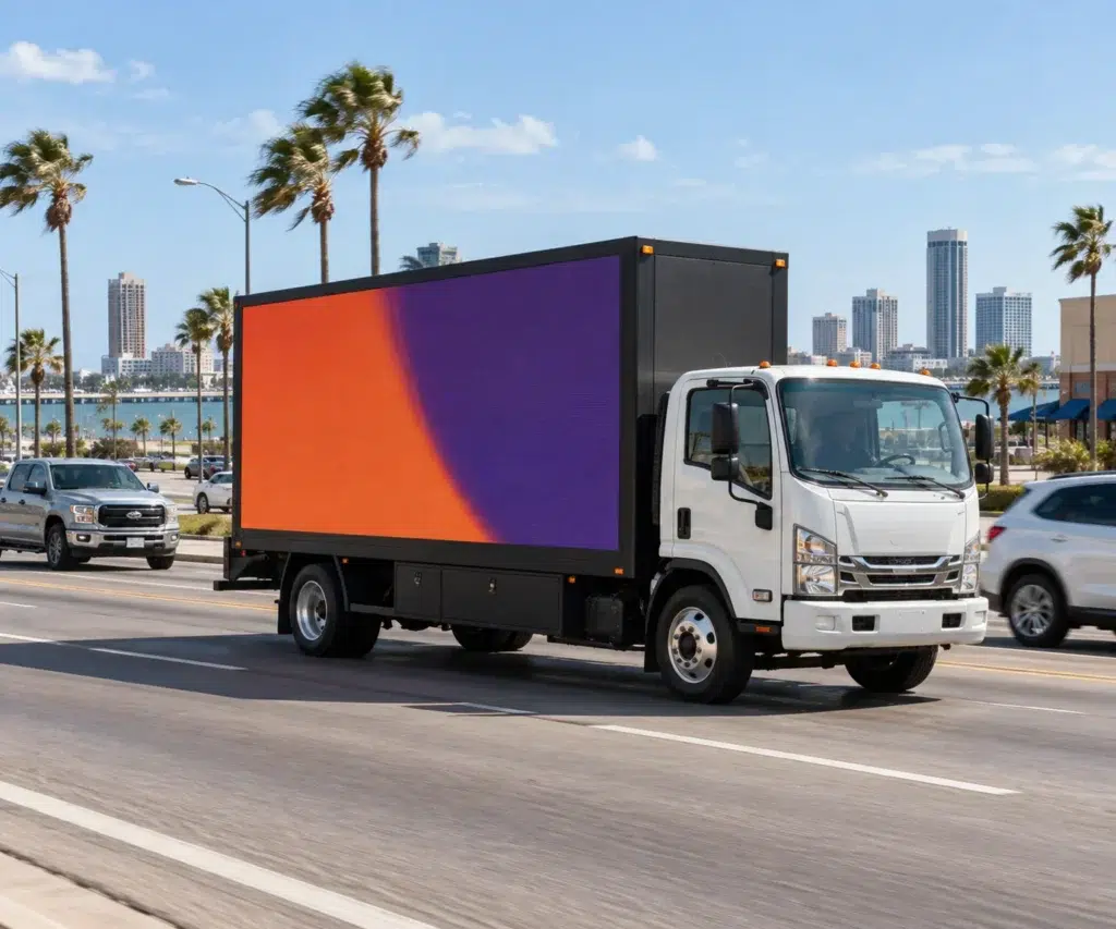 Illustrative Mobile Billboard concept inspired by Corpus Christi, TX