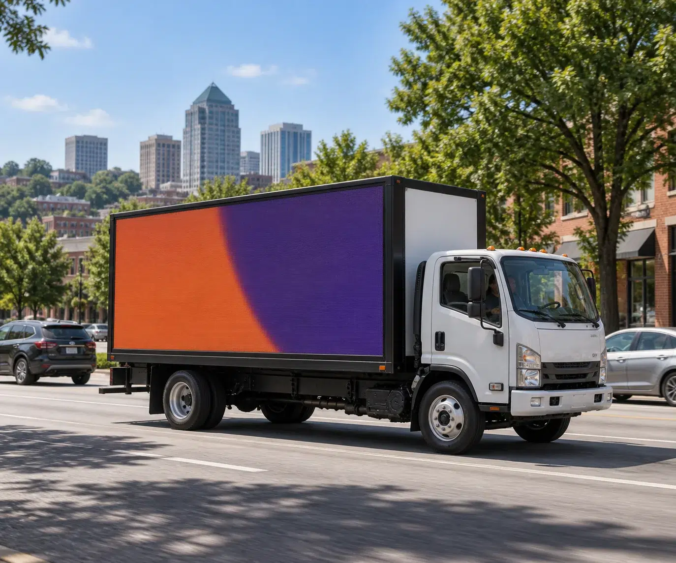 Illustrative Mobile Billboard concept inspired by Greensboro, NC
