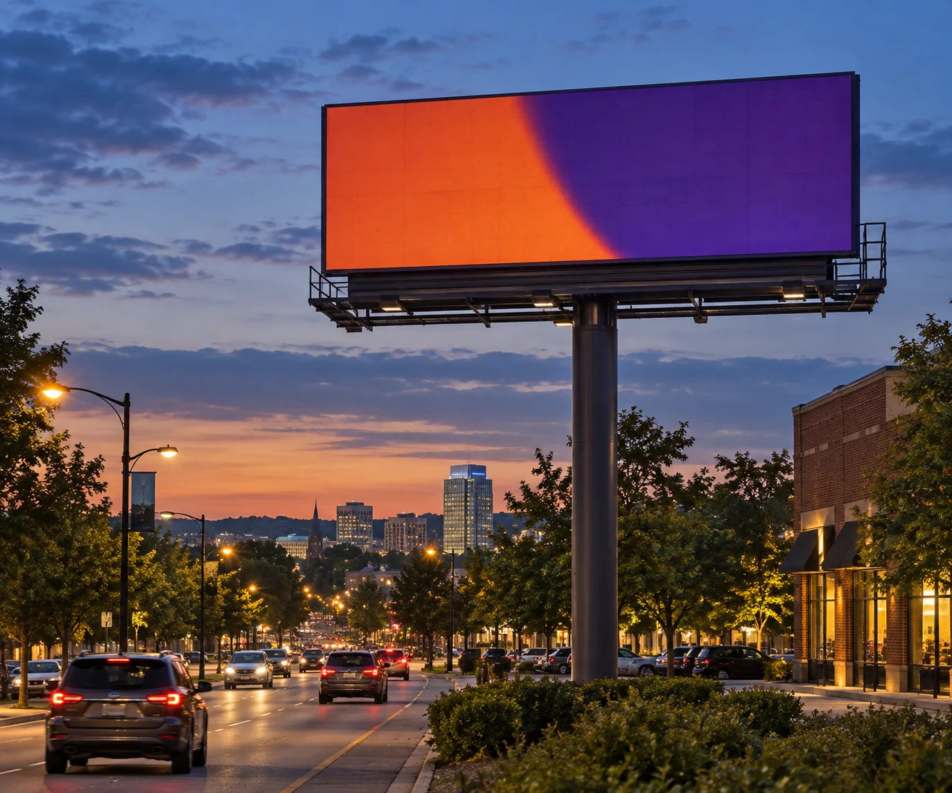 Illustrative Digital Billboard concept inspired by Lexington, KY