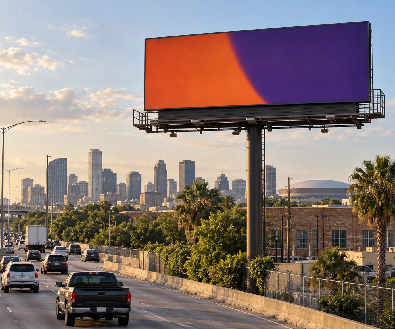 Illustrative Billboard concept inspired by New Orleans, LA