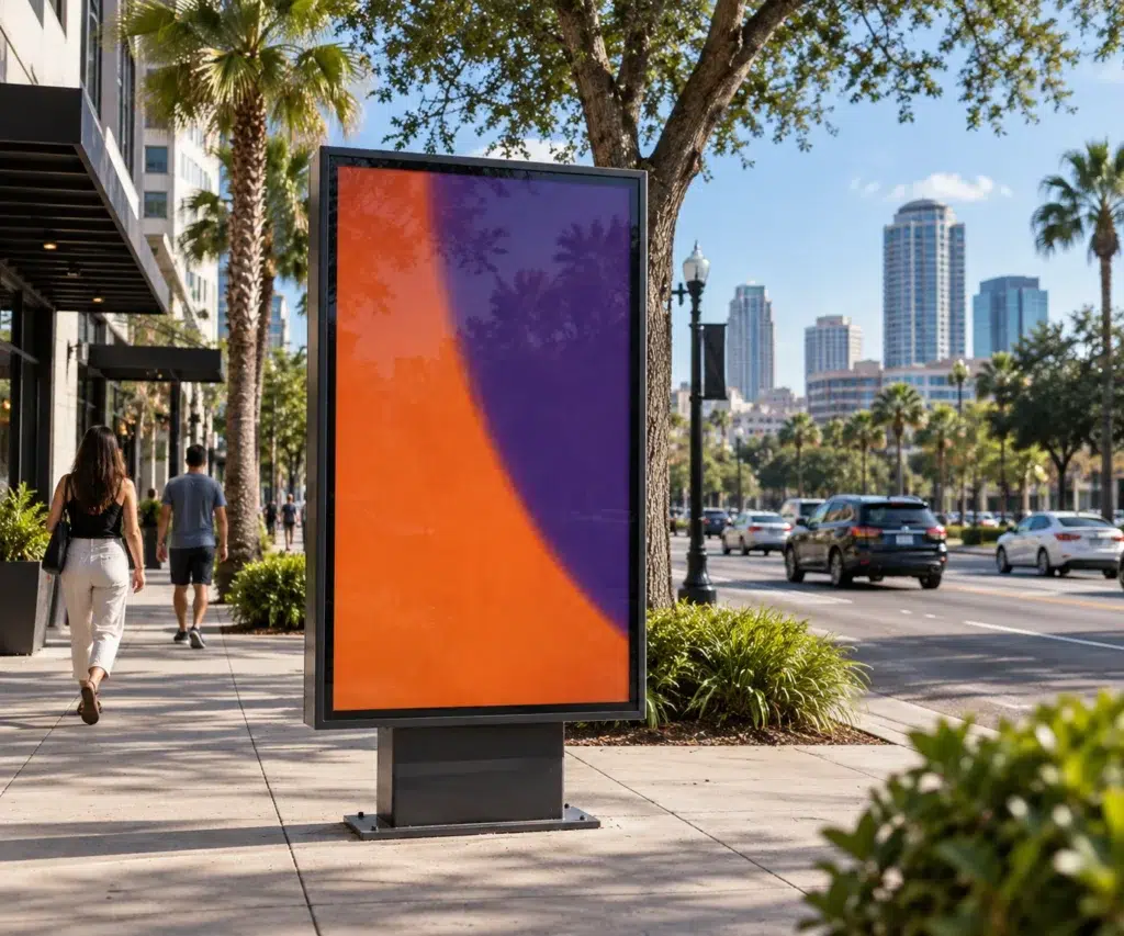 Illustrative Poster concept inspired by Orlando, FL