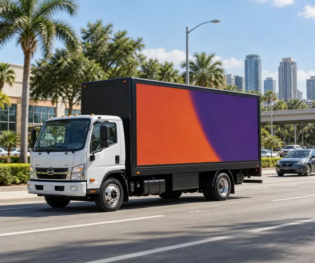 Illustrative Mobile Billboard concept inspired by Orlando, FL