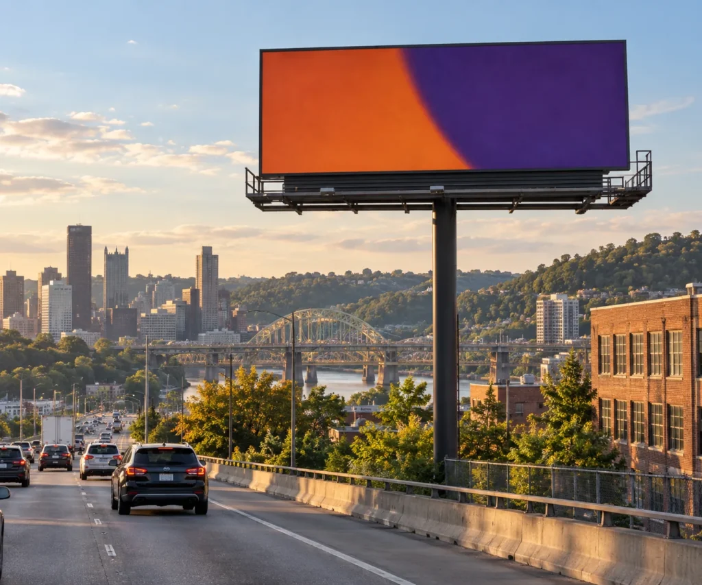 Illustrative Billboard concept inspired by Pittsburgh, PA