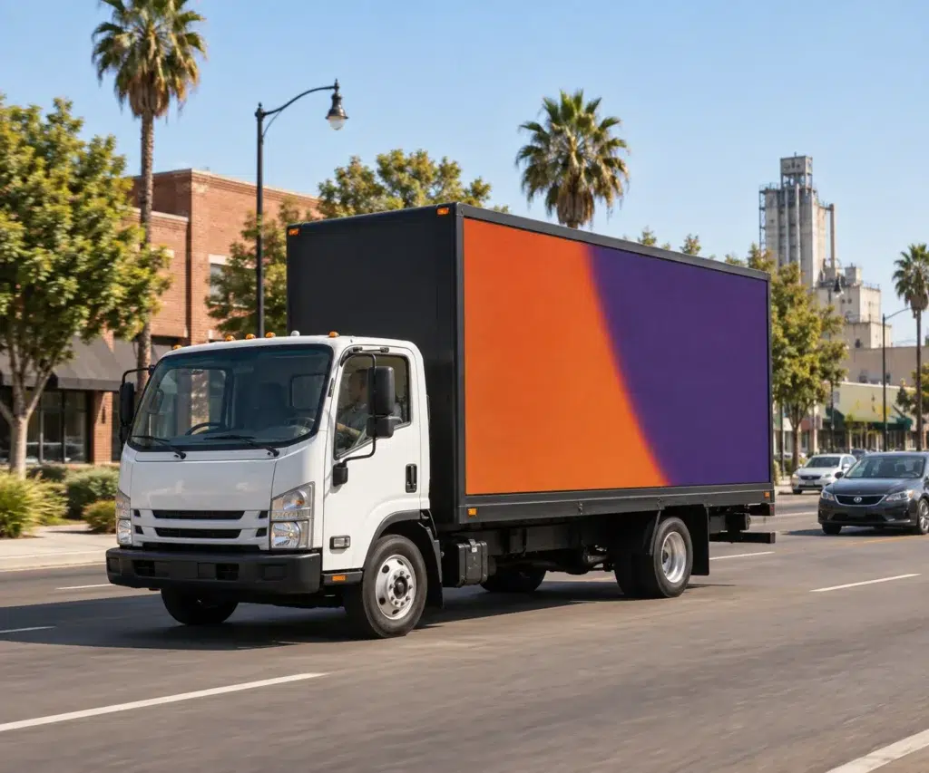 Illustrative Mobile Billboard concept inspired by Stockton, CA