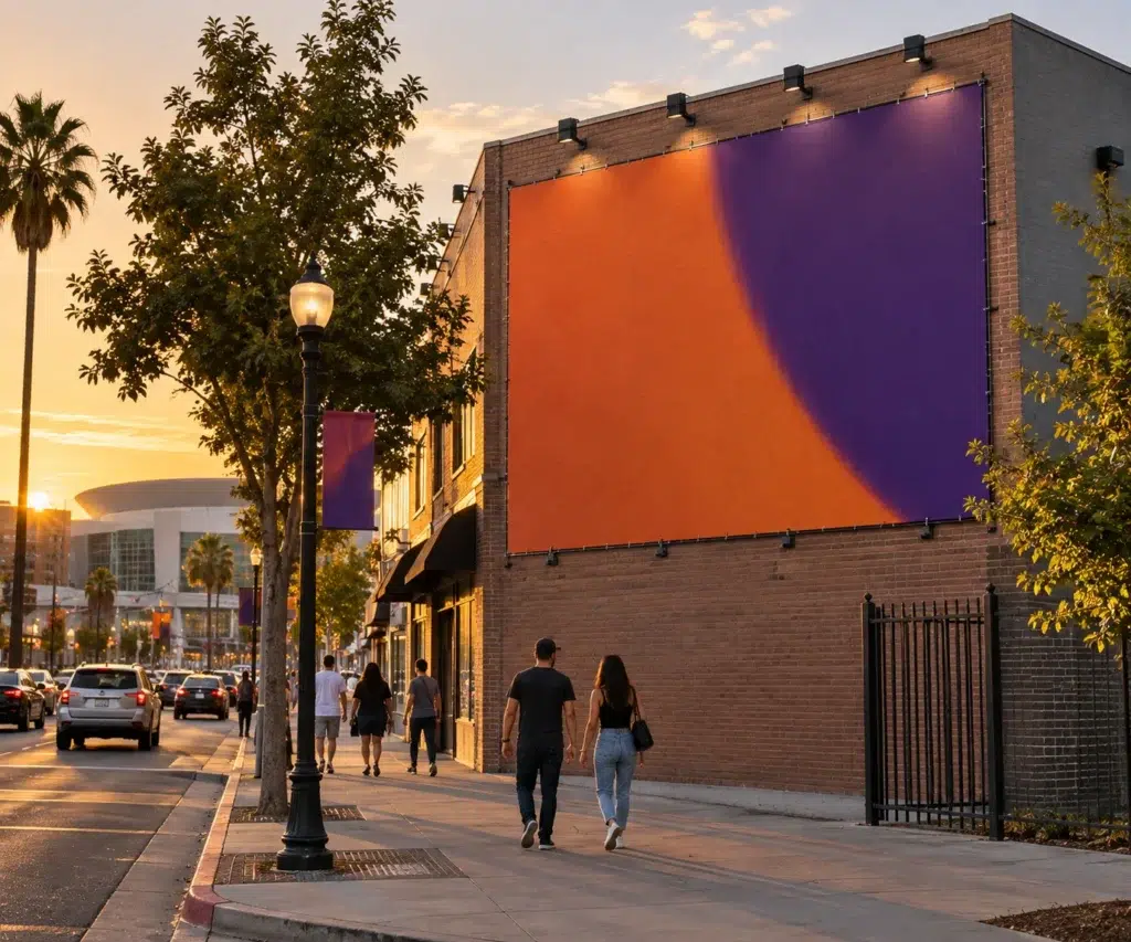 Illustrative Wallscape concept inspired by Stockton, CA