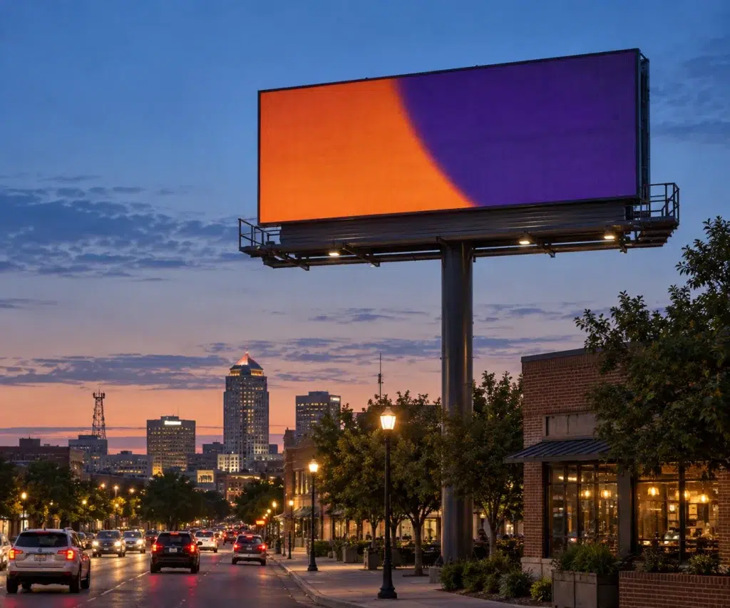 Illustrative Digital Billboard concept inspired by Wichita, KS