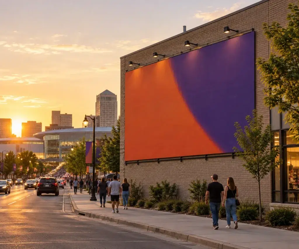Illustrative Wallscape concept inspired by Wichita, KS